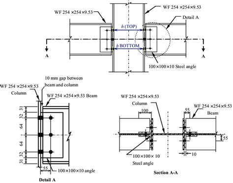 steel column beam connection details